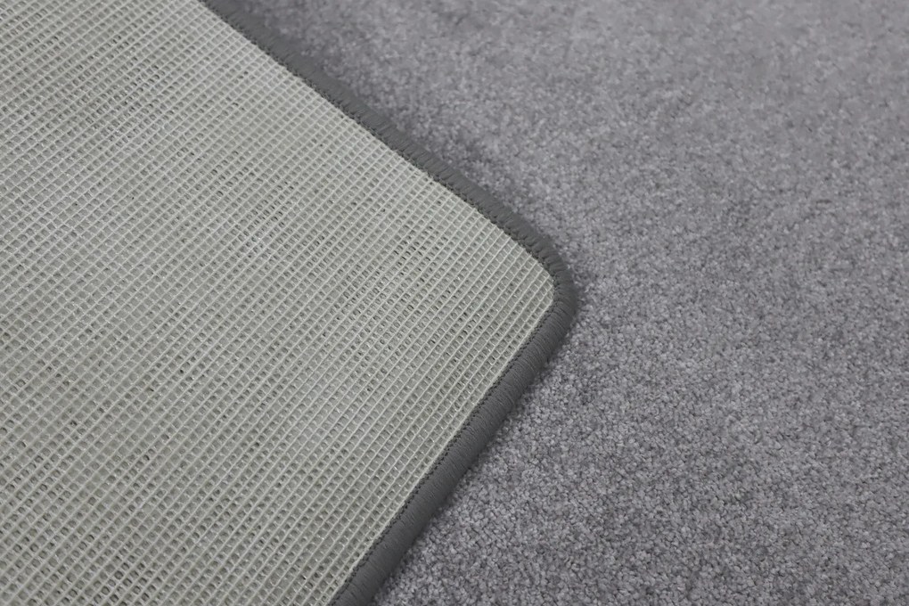 Vopi koberce Behúň na mieru Apollo Soft sivý - šíre 40 cm s obšitím