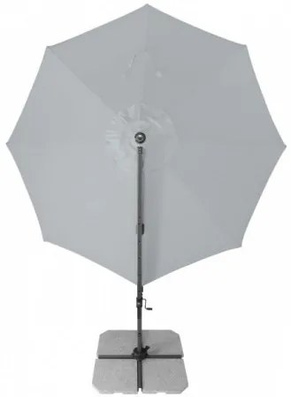 Derby RAVENNA 330 cm - veľký záhradný výkyvný slnečník s bočnou tyčou - 2. akosť (S283)