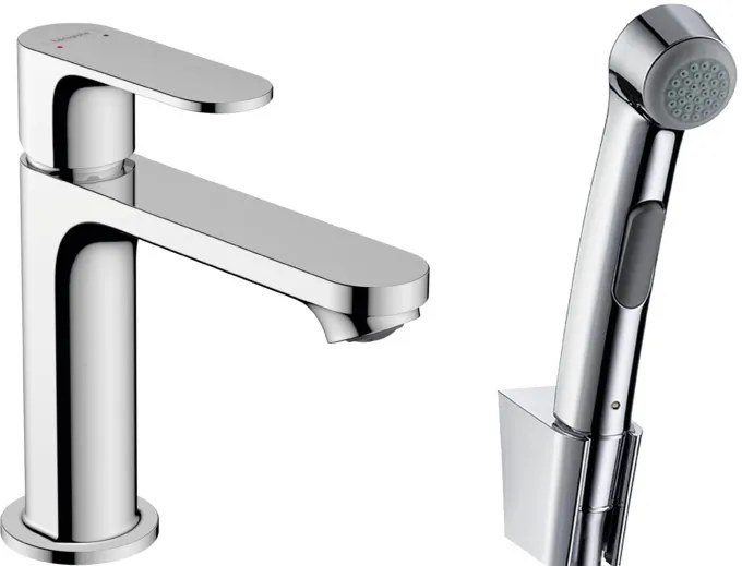 Hansgrohe Rebris S, umývadlová batéria s bidetovou spŕškou, chrómová, 72215000