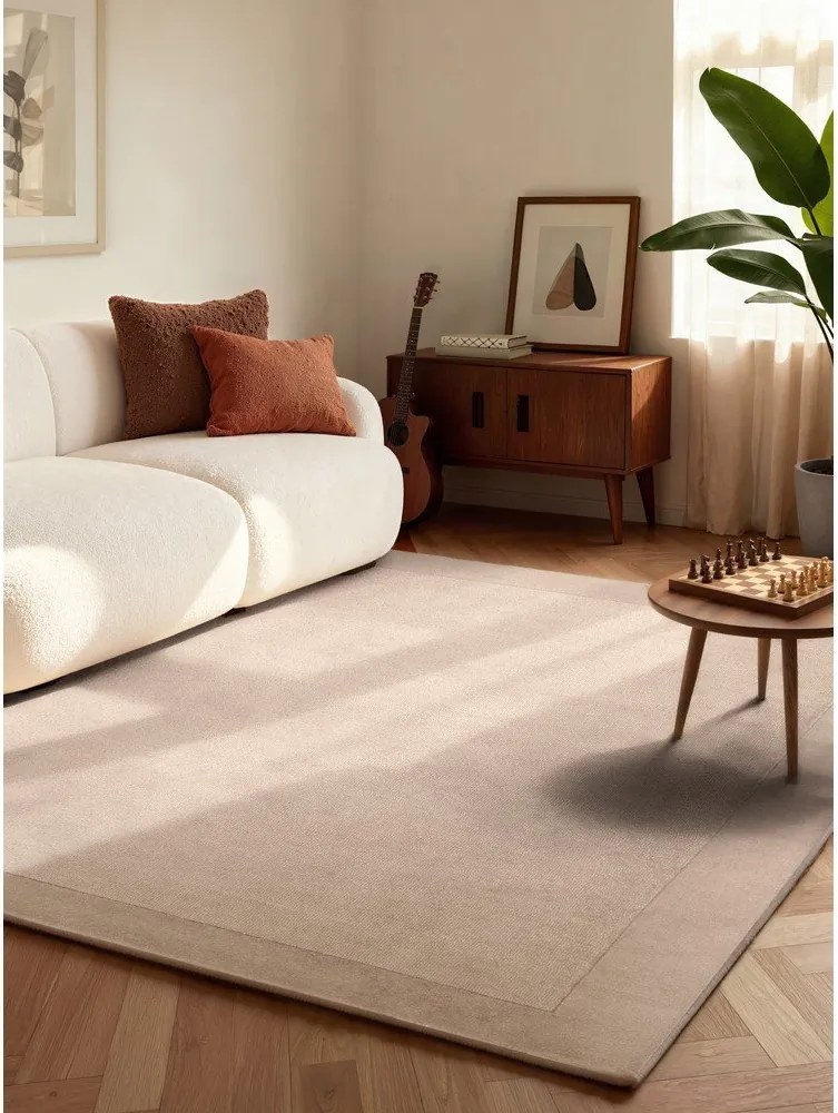 Béžový ručne tkaný koberec s prímesou vlny 160x230 cm Kari – Villeroy&amp;Boch