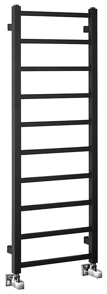 Sapho - Kúpeľňový radiátor METRO DOS 247W/230V 40x114 cm matná čierna