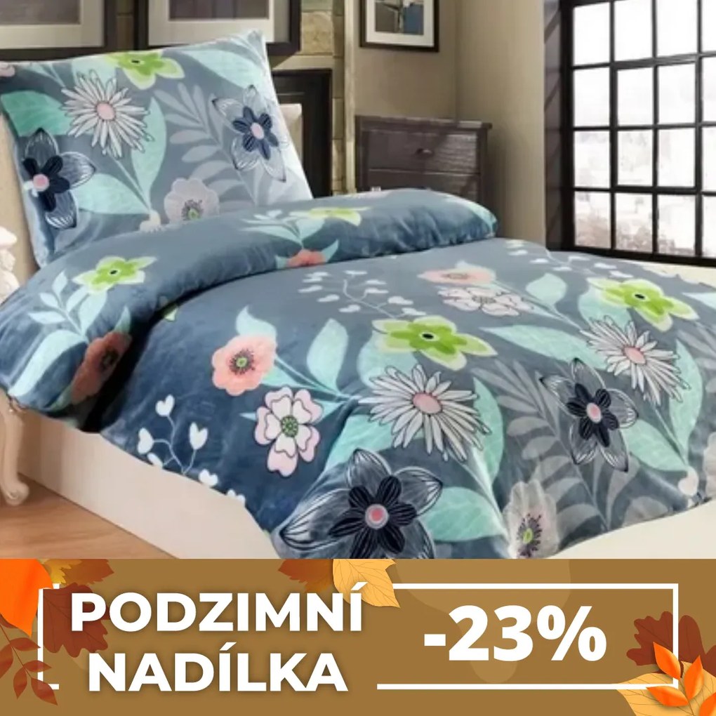 Obliečky z mikroplyšu Element: Štandardný set jednolôžko obsahuje 1x 140x200 + 1x 70x90