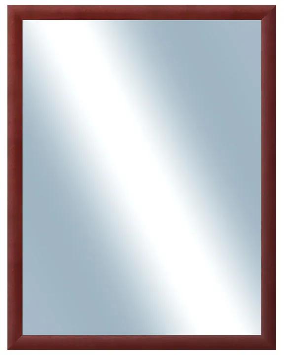 DANTIK - Zrkadlo v rámu, rozmer s rámom 70x90 cm z lišty LEDVINKA vínová (1445)