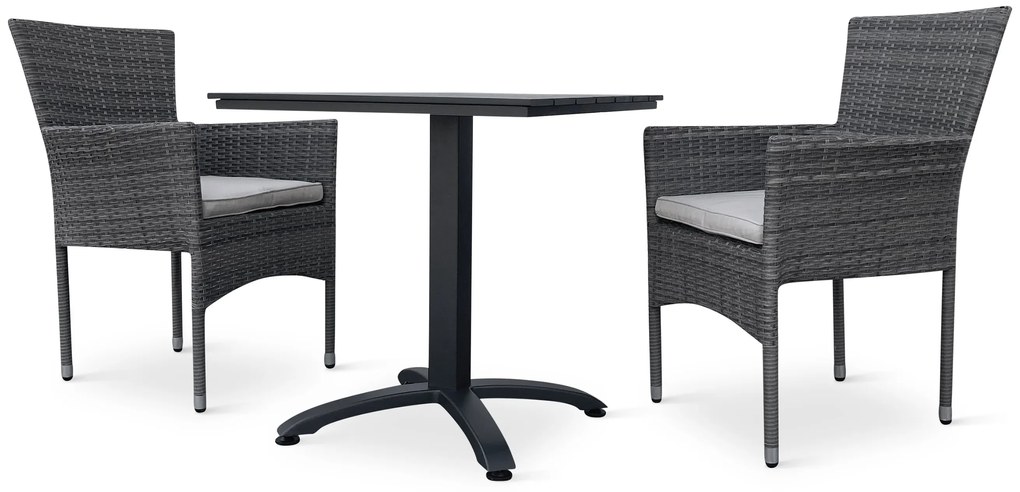 Balkónový set Ristorante + 2x ratanové kreslo Bali PREMIUM