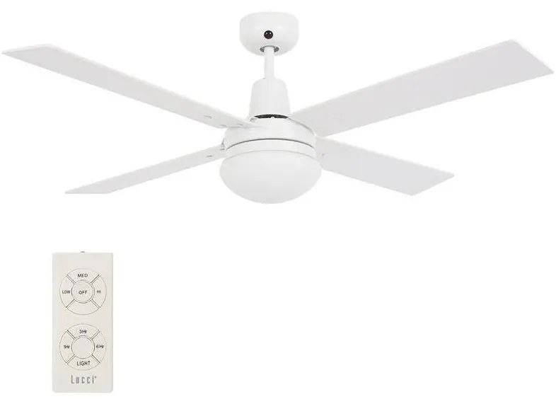 Lucci air 210339 - Stropný ventilátor AIRFUSION QUEST 1xE27/60W/230V drevo + DO FAN00062