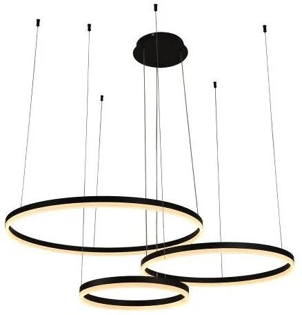 LED Stmievateľný luster na lanku LED/125W/230V 3000-6500K + diaľkové ovládanie