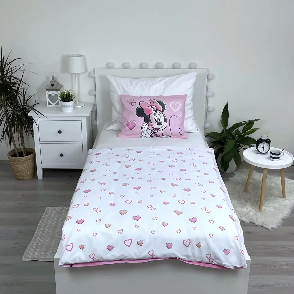 Bavlnené detské obliečky do postieľky 100x135 cm Minnie – Jerry Fabrics