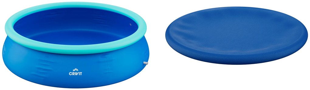 Crivit Bazén Quick Up, 240 x 63 cm + Plachta na zakrytie bazéna (800010837)