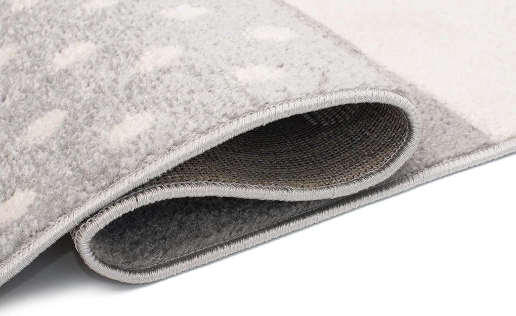 TA Koberec C573A BIELA/TYRKYSOVÁ AZÚROVÁ Rozmer: 180x260 cm