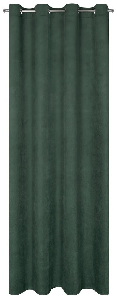 ZATEMŇOVACÍ ZÁVES NA KRÚŽKOCH MILO 140X250 CM ZELENÁ