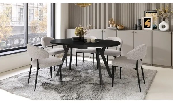 Jedálenský stôl ARTUR čierny