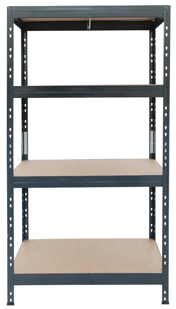 Bezskrutkový kovový regál RIVET s HDF policou