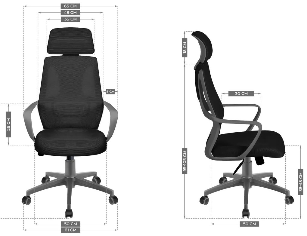 Kancelárska stolička Matryx 2.8 (čierna). Vlastná spoľahlivá doprava až k Vám domov. 1087594