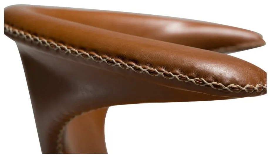 Hnedá koženková stolička DAN-FORM Denmark Flair