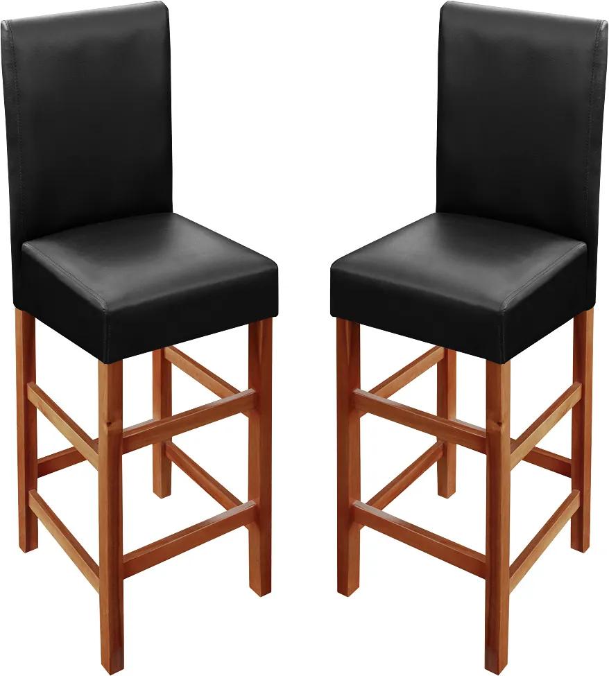 Germany24 - Barová stolička z agátového dreva - 2ks