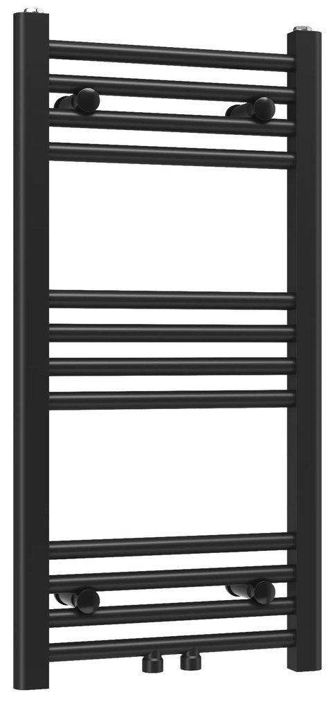 Gamma Erga Simple, vykurovacie teleso 800x300 mm, 227 W, čierna, ERG-LAV-SIMP-8030-BK