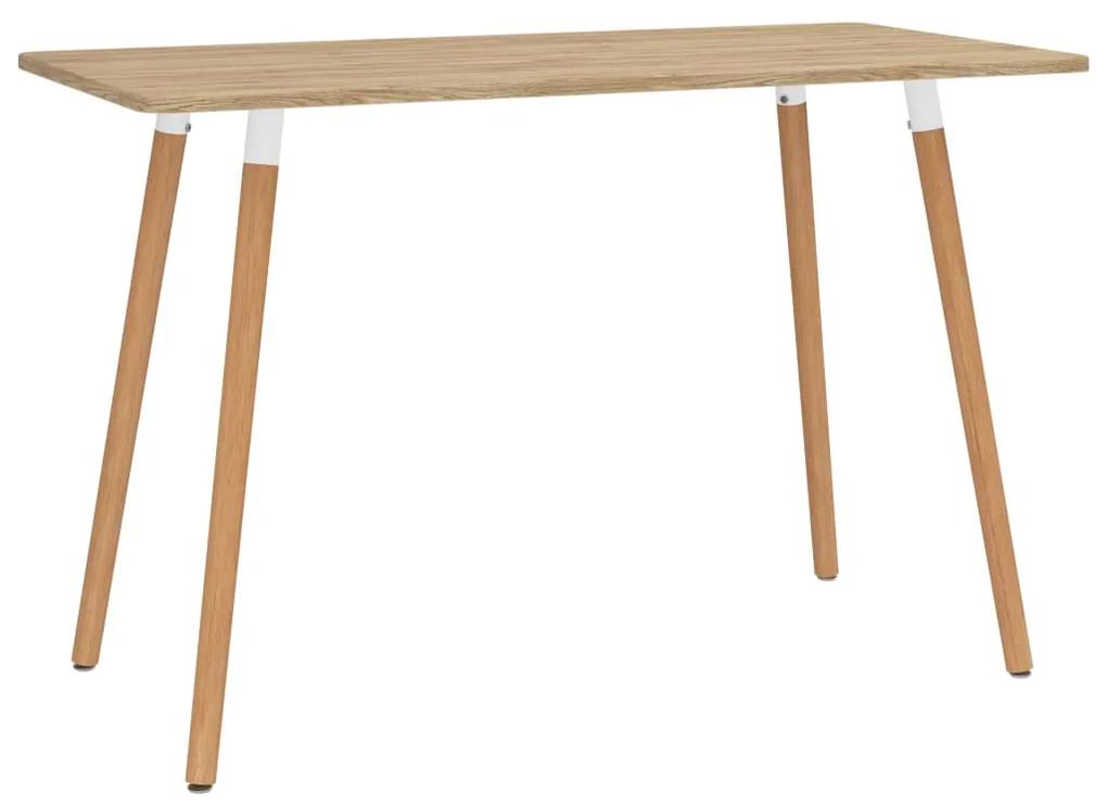 vidaXL Jedálenský stôl 120x60x75 cm, kov