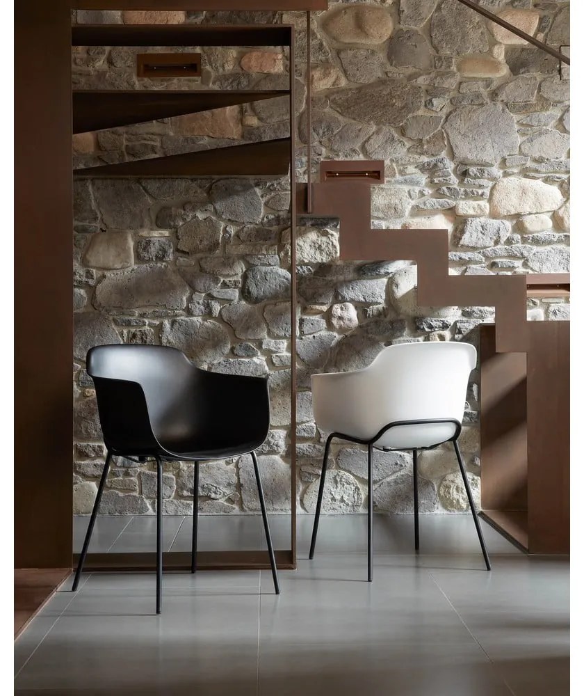 Biela jedálenská stolička Kave Home Khasumi