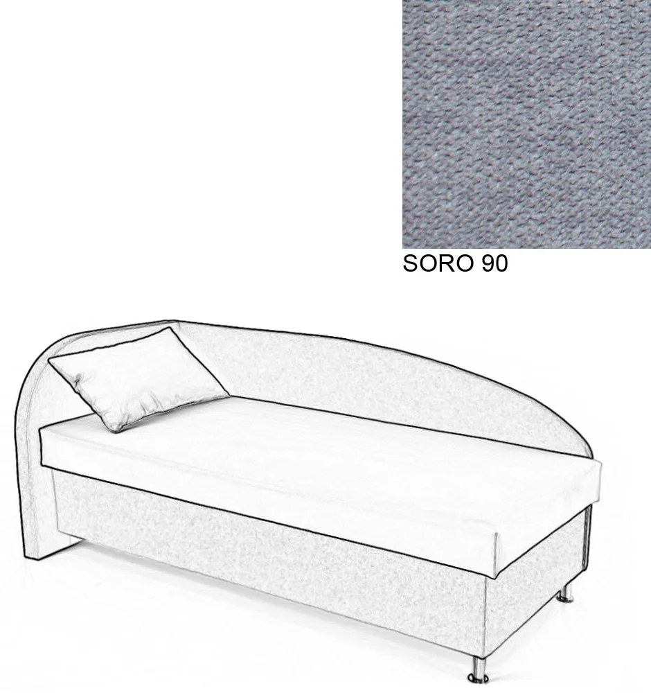 AVA NAVI, ĽAVÁ 90x200 Varianta: MONOLITH 37