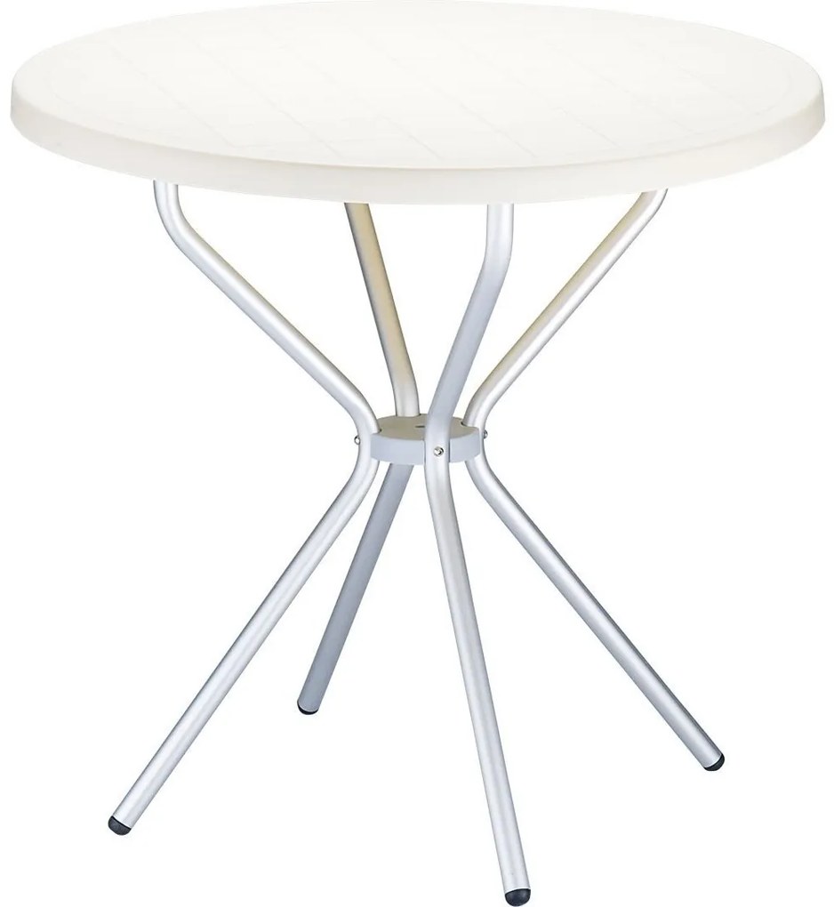 POPPY ALU záhradný stôl white