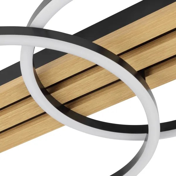 Brilliant - LED Stmievateľné stropné svietidlo CALMA LED/21W/230V čierne