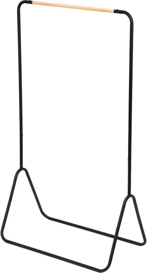 Čierny stojan na oblečenie Compactor Elias Clother Hanger, výška 145 cm