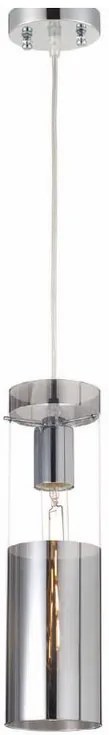 ACA DECOR Závesné svietidlo DEJAVU max. 40W/E27/230V/IP20, farba chrómu
