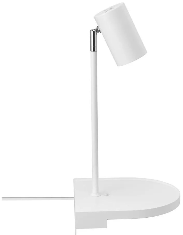Nordlux - Nástenná lampa s poličkou CODY 1xGU10/15W/230V biela