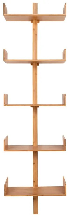 Poschodová bambusová polica v prírodnej farbe 50 cm Villa – House Nordic
