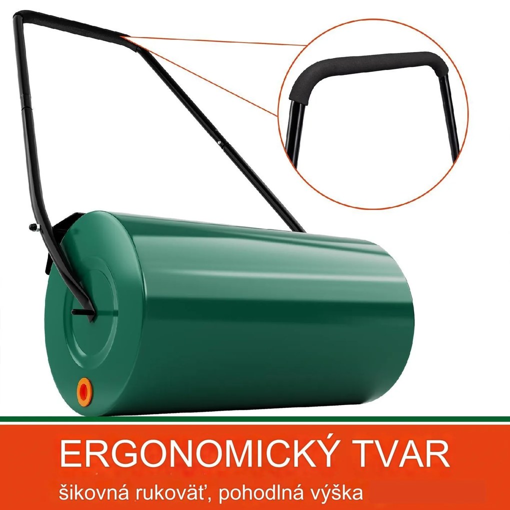 InternetovaZahrada Valec na trávu 60 cm - zelený