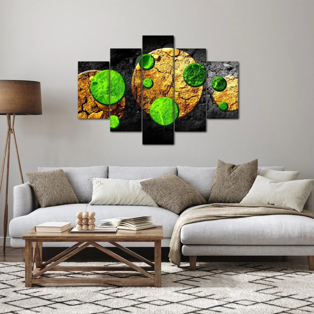 Obraz abstrakcie - Guľa (150x105 cm)
