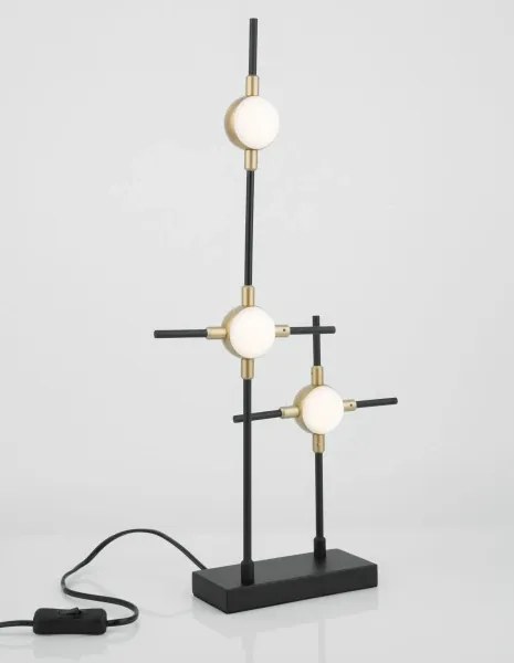 LED stolová lampa Atomo 28 čierne