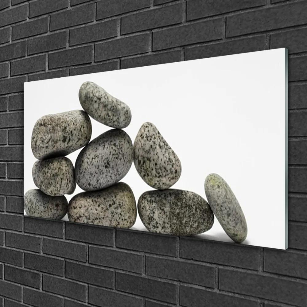Skleneny obraz Kamene umenie 100x50 cm