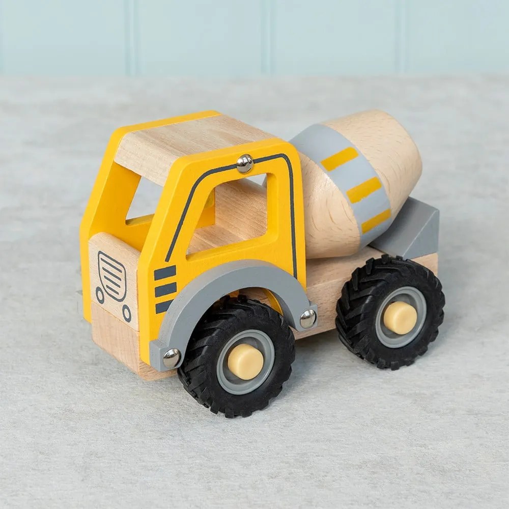 Drevené autíčko Cement Mixer – Rex London