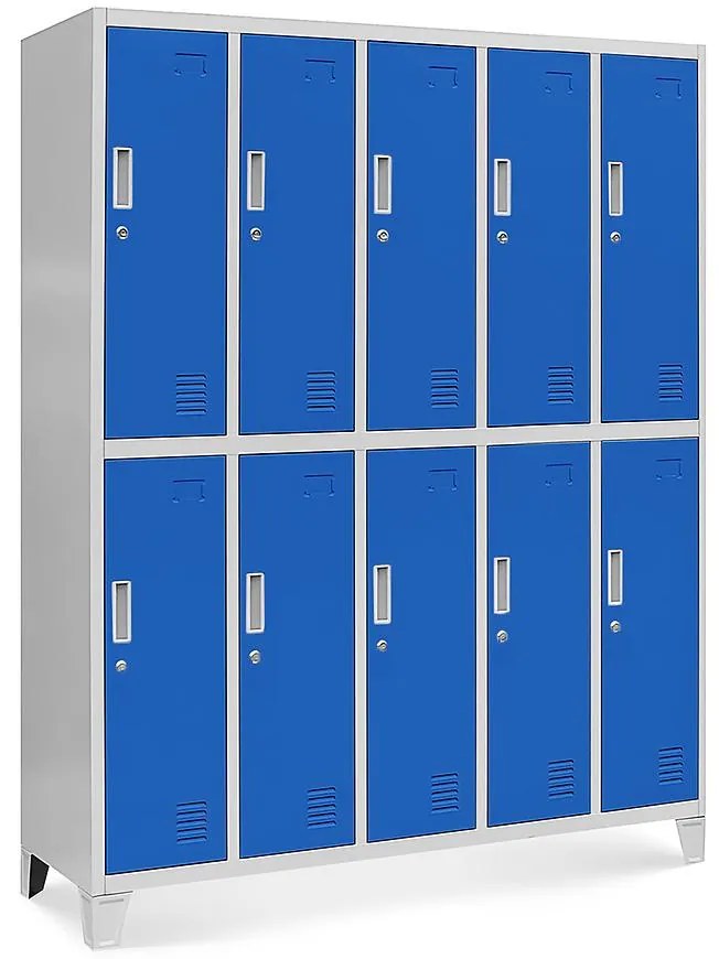 Sada skriniek zdravotno-bezpečnostných Bartek kov šedý/modrá