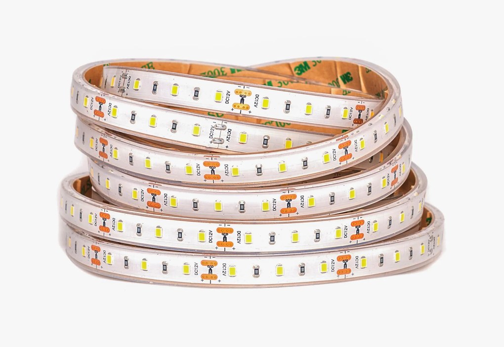 LED Solution LED pásik 12W/m 12V vodeodolný IP67 Farba svetla: Teplá biela