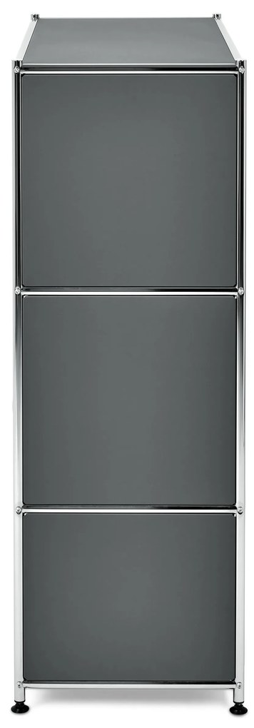 Kovová skrinka »CN3«, sivá