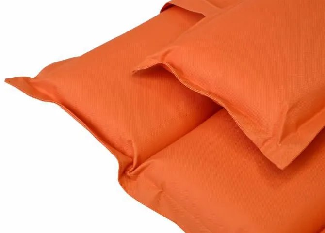 Divero 29897 Sada 2x polstrovania na lehátko - oranžová