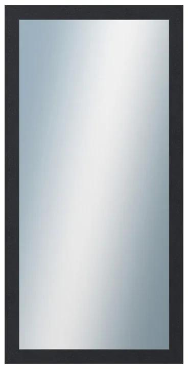 DANTIK - Zrkadlo v rámu, rozmer s rámom 50x100 cm z lišty 4020 čierna (2769)
