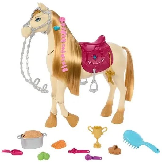 Mattel Barbie Tancujúci kôň so zvukmi a doplnkami HXJ42