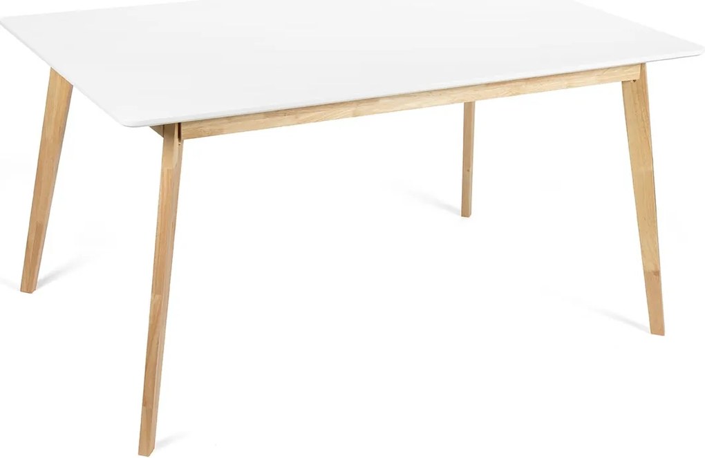 Noela Jedálenský set SCANDINAVIA 150 biely + 4x stolička SCANDINO biela