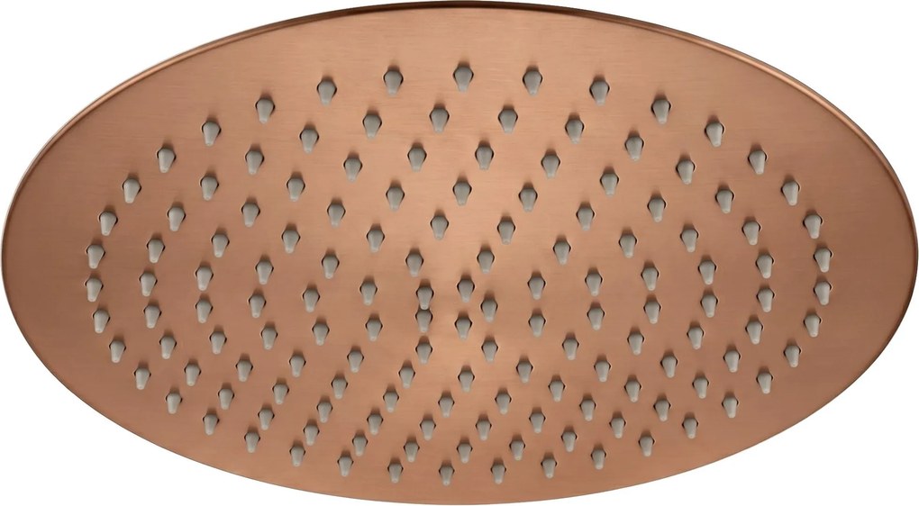 Rea Rea, okrúhla dažďová sprchová hlavica, JS-P014BRG, 30cm, medená matná, REA-P8605