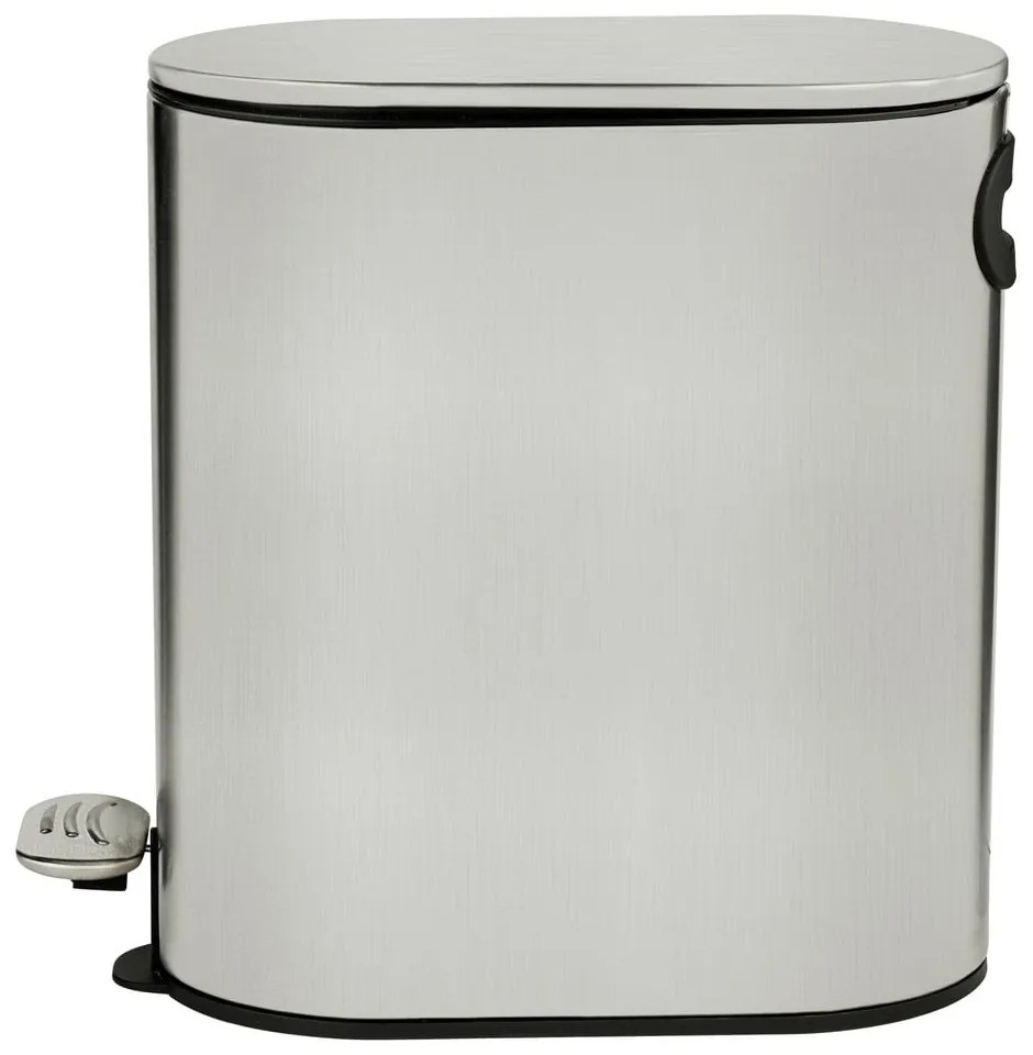 Pedálový odpadkový kôš z nehrdzavejúcej ocele v matne striebornej farbe 5 l Collungo – Wenko