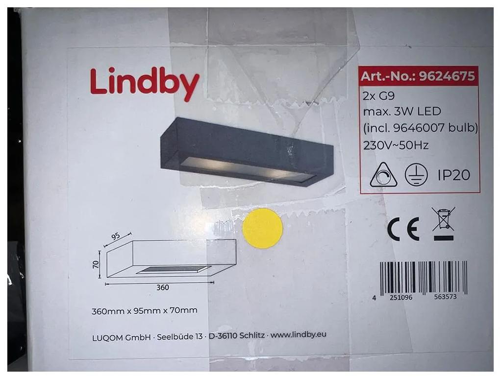 Lindby Lindby - Nástenné svietidlo NELLIE 2xG9/5W/230V LW0986
