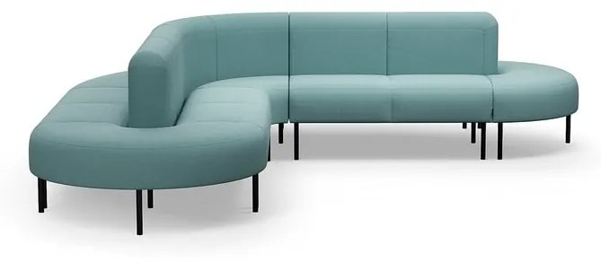 Pohovka VARIETY, 360° sedenie do L, látka Pod CS, tyrkysová