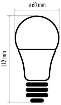 EMOS Sada žiaroviek LED, E27, A60, 10W, 806lm, teplá biela, 4ks
