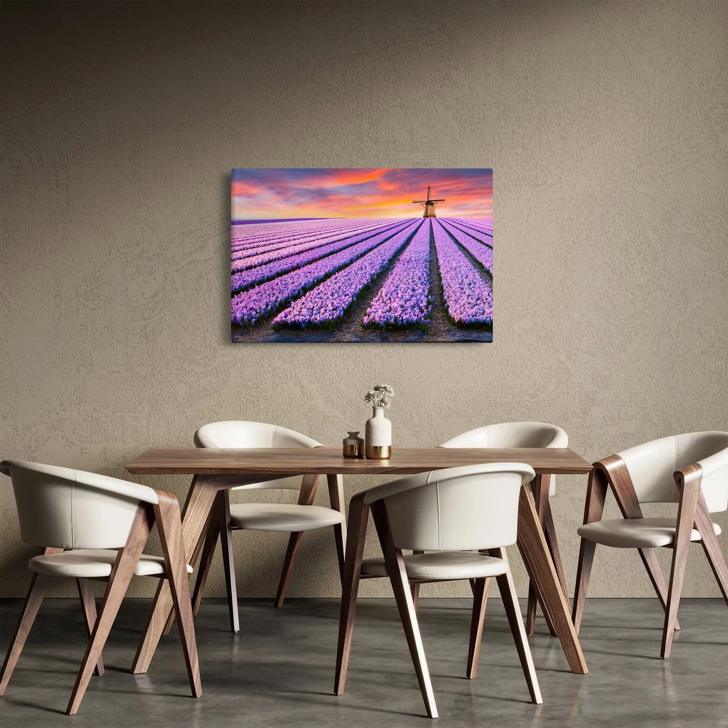 Obraz - kvetinová farma (90x60 cm)