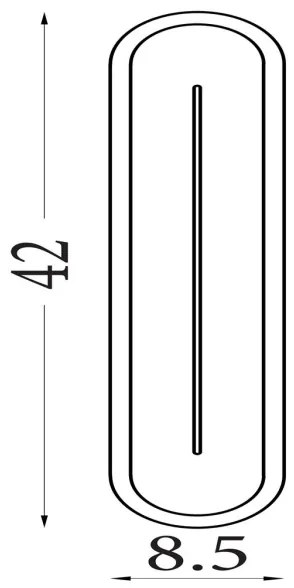 Searchlight 55910SB - LED stmievateľné nástenné svietidlo COUPER LED/14W/230V 3000K