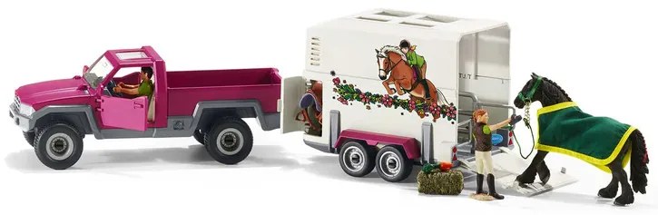 Schleich 42346 Auto s konským prívesom Horse Club (100348462)