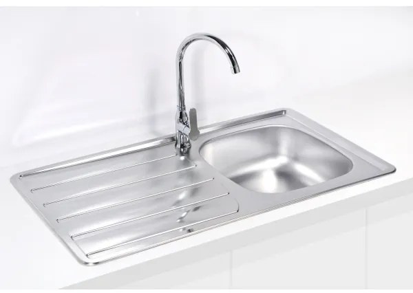 ALVEUS 1098938 - Kuchynský drez ZOOM 79x50 cm satin, na hornú montáž